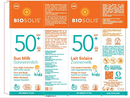 Biosolis Sun milk kids SPF 50+/한국소비자원=사진