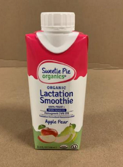 Sweetie Pie Organics Organic Lactation Smoothie Apple Pear/한국소비자원=사진
