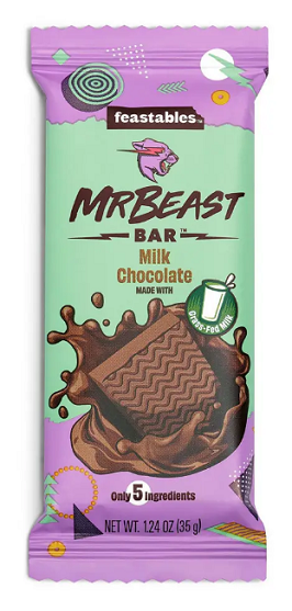 Feastables Mr Beast Bar Milk Chocolate/한국소비자원=사진